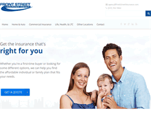 Tablet Screenshot of frontstreetinsurance.com